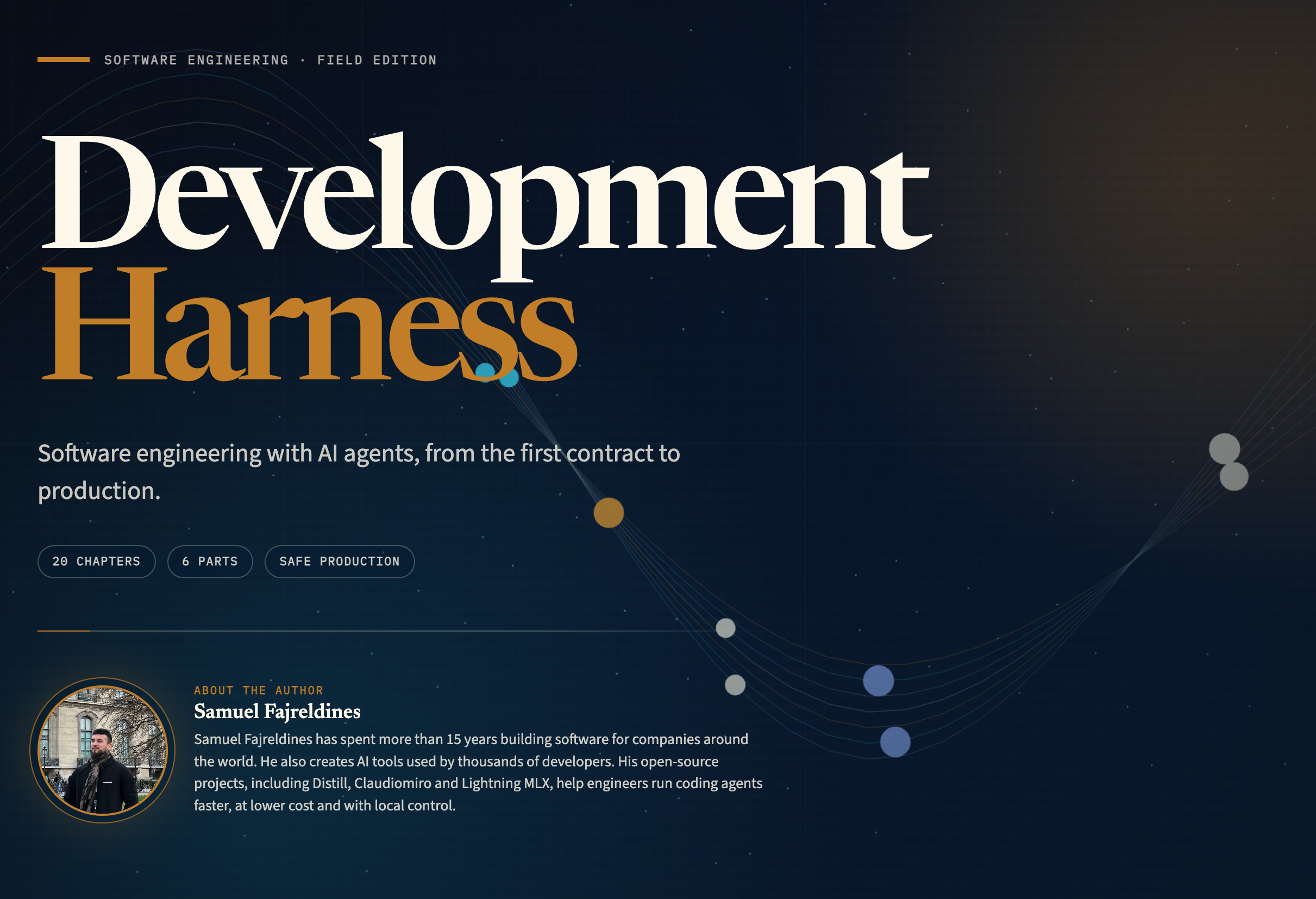 Development Harness book cover about software engineering with AI agents
