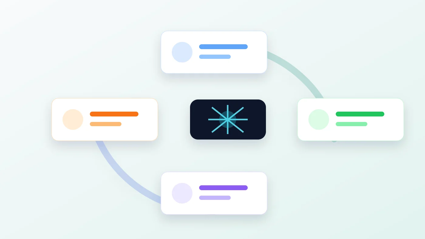 Diagrama sin texto muestra selección de contexto, ejecución, verificación y registro de evidencias en un agentic loop.